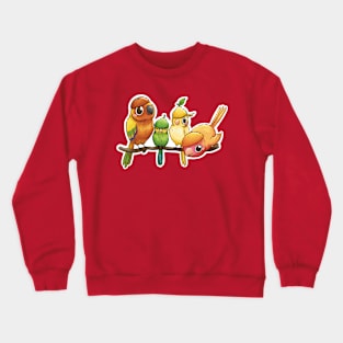 Birds in Fruit Hats Crewneck Sweatshirt